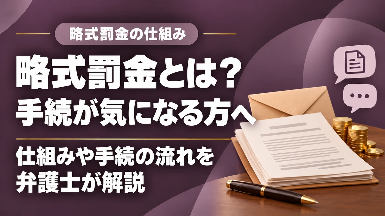 【罰金】意外と恐ろしい略式罰金とは?|略式罰金の仕組みや手続きの流れについて解説の記事サムネイル