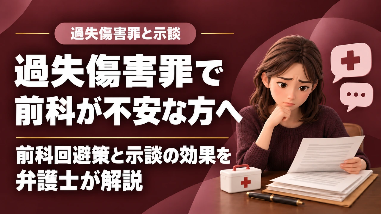 【過失傷害罪】の前科回避策や示談のメリットは？｜福岡の弁護士が徹底解説の記事サムネイル