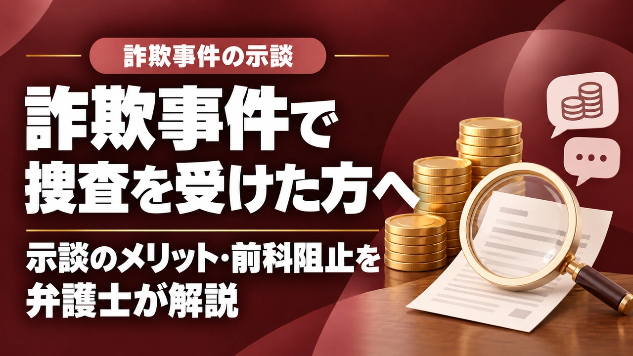 【詐欺】お金をだまし取る|詐欺事件における示談のメリット、前科阻止について福岡の弁護士が解説。の記事サムネイル
