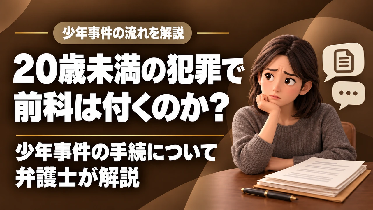 未成年(20歳未満)が犯罪したら前科が付くか?|少年事件の流れを福岡の刑事弁護士が解説の記事サムネイル