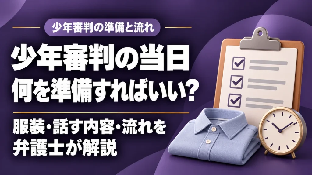 【少年審判】当日の服装は？事前準備は必要？何を話せばいい？｜少年審判の流れを福岡の弁護士が解説！の記事サムネイル