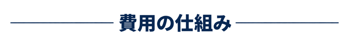 費用の仕組み
